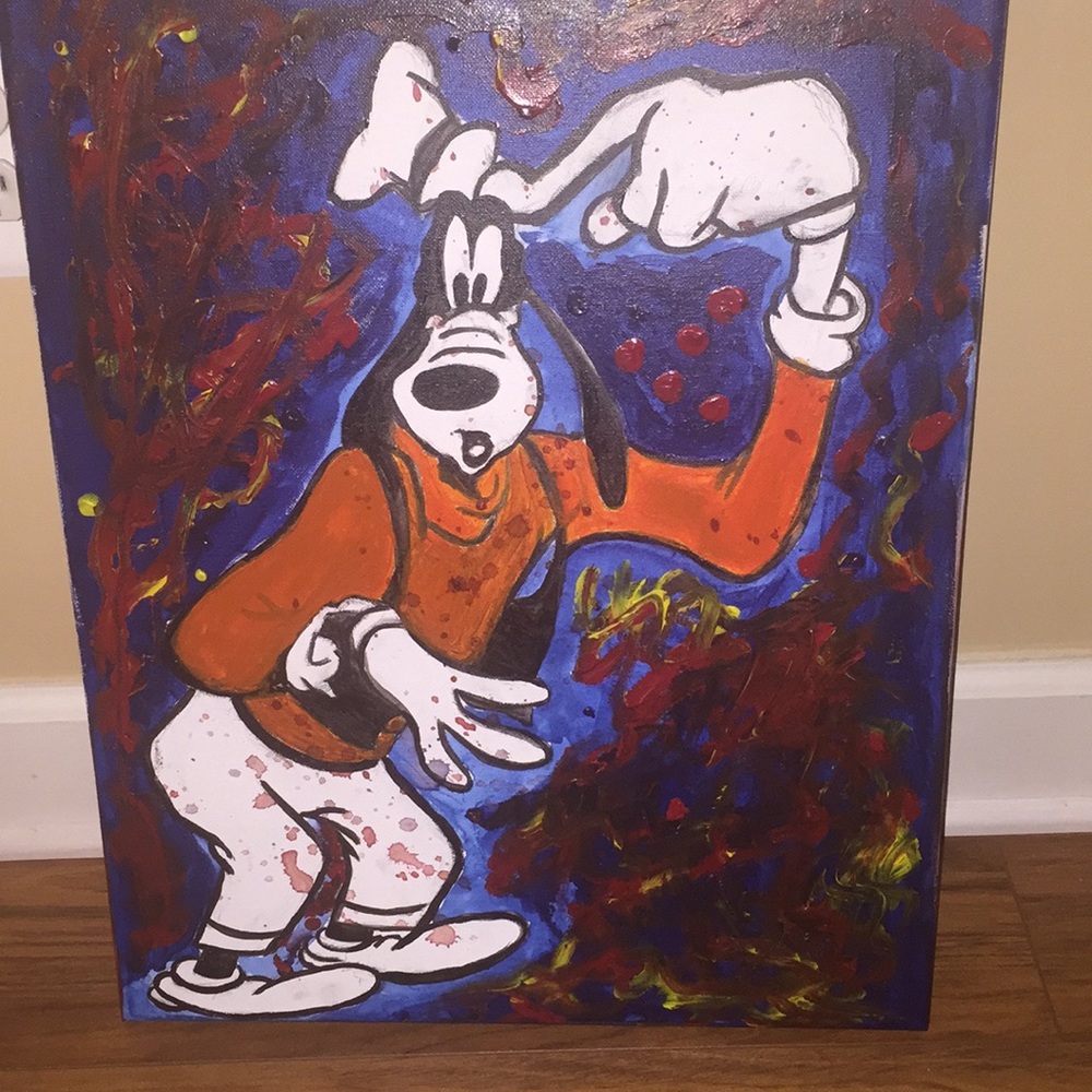 Goofy painting